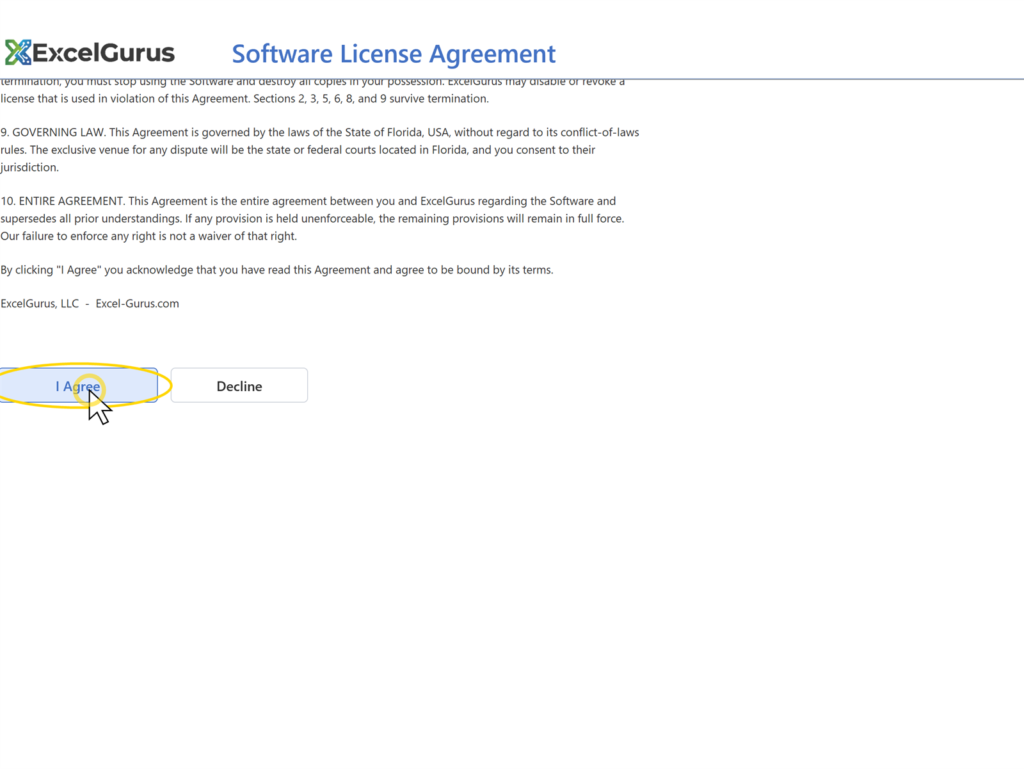 EG Certified Payroll tutorial, Opening the file: The Home page